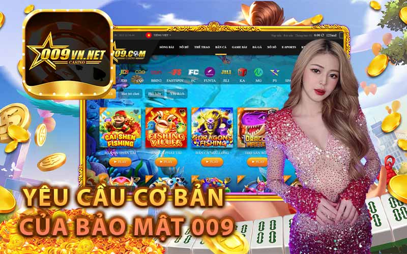 Yêu cầu cơ bản của bảo mật 009